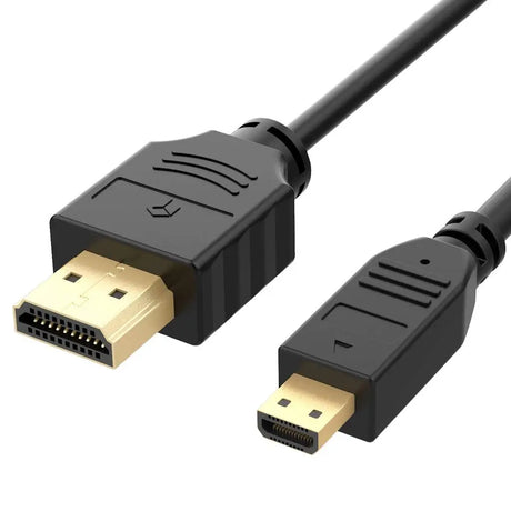 HDMI cable with two connectors on a white background