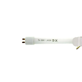 T4 fluorescent tube light on a white background
