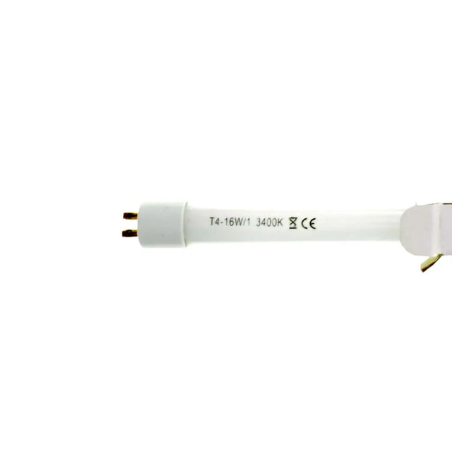 T4 fluorescent tube light on a white background