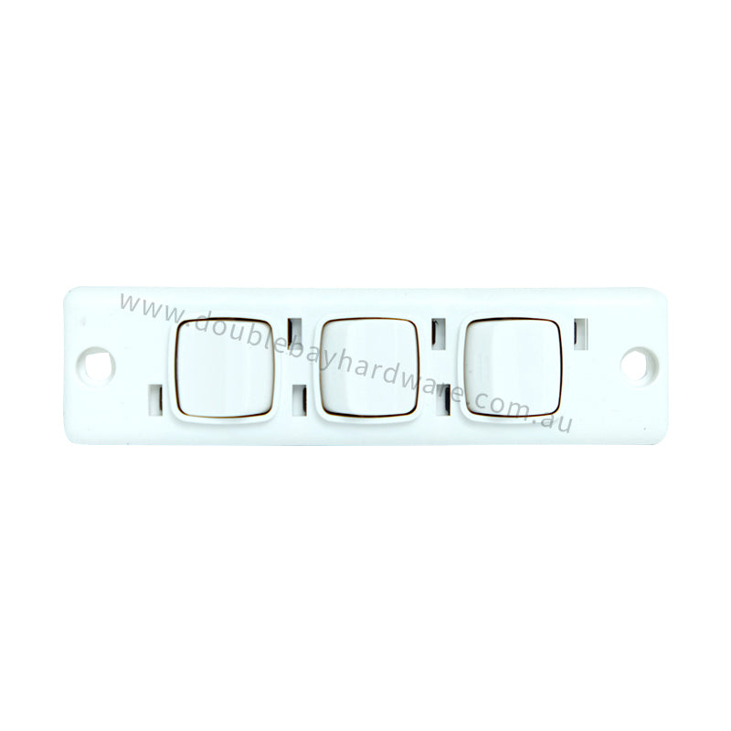 CHINT Architrave 3 Gang Switch LBL003A