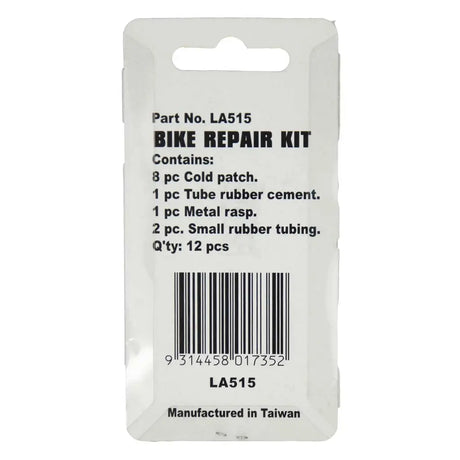 Bike repair kit packaging with part number LA515 on a white background