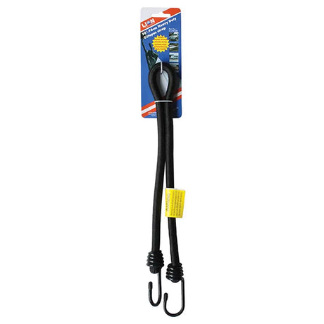 Black metal spring with hooks on a white background