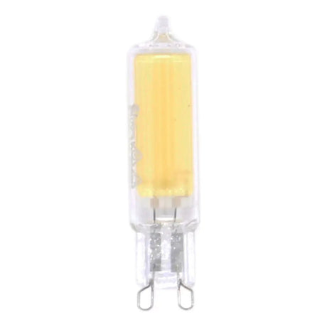 G9 light bulb on a white background