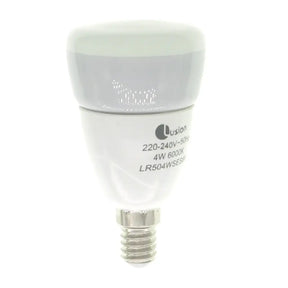 LED light bulb with Lusion branding on a white background
