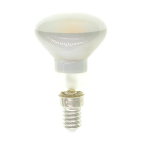 Light bulb with reflector on a white background