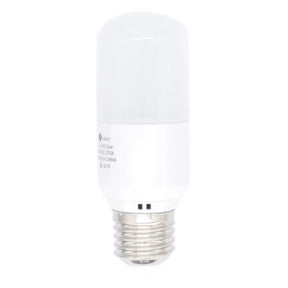LED light bulb on a white background