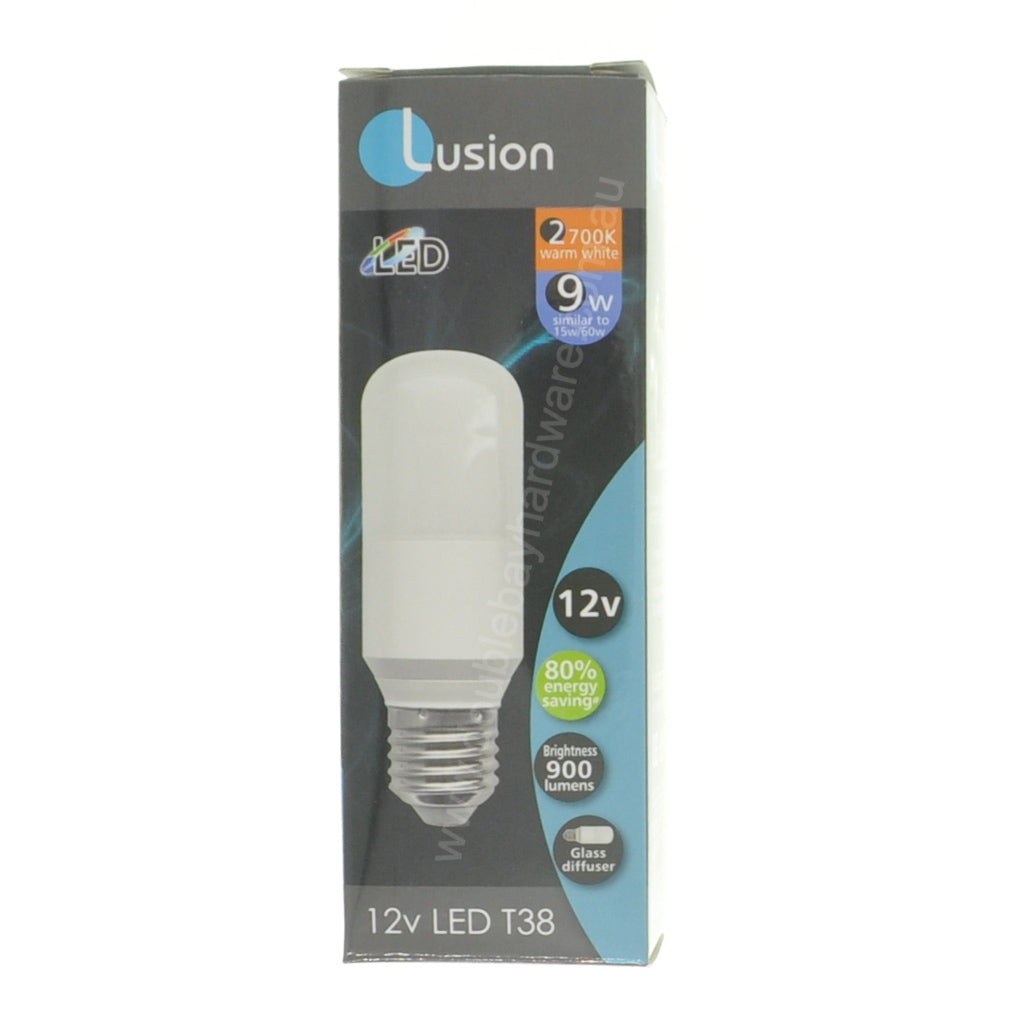 Lusion T38 LED Light Bulb 12V 9W W/W Frosted 21002