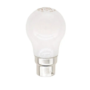 pearl light bulb on a white background