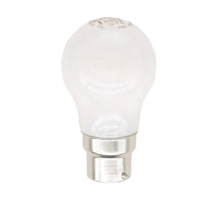 pearl light bulb on a white background