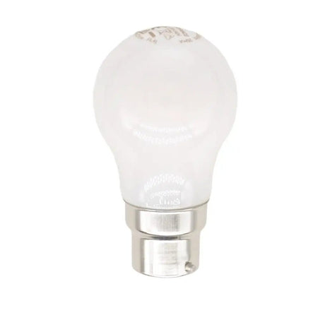 pearl light bulb on a white background