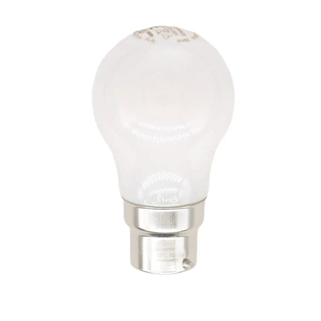 pearl light bulb on a white background