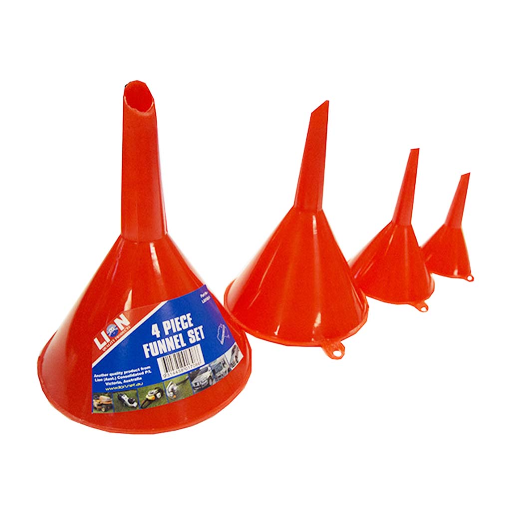 4 pieces funnel set 50mm to 120mm