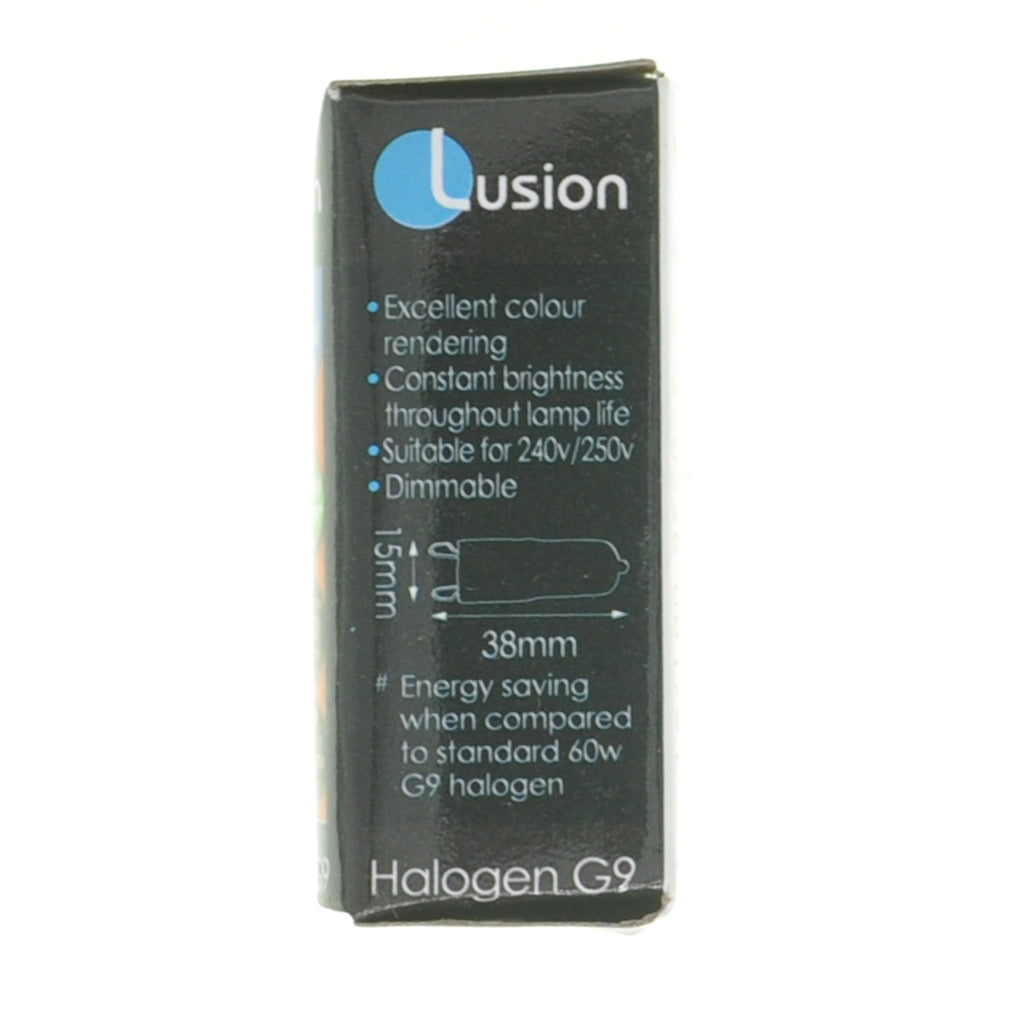 Lusion Bi-Pin Halogen Light Bulb G9 240V 42W Frosted 30402
