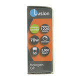 Lusion Bi-Pin Halogen Light Bulb G9 240V 70W Frosted 30404