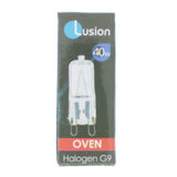 Lusion Bi-Pin Oven Halogen Light Bulb 350°C G9 230V 40W 30409