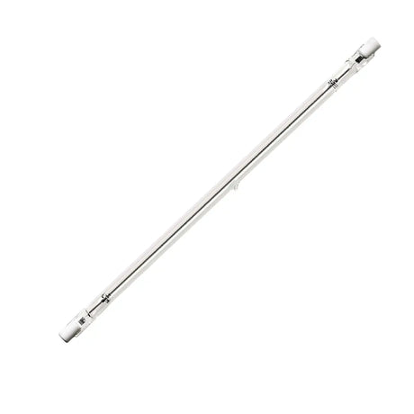 White telescopic rod on a white background