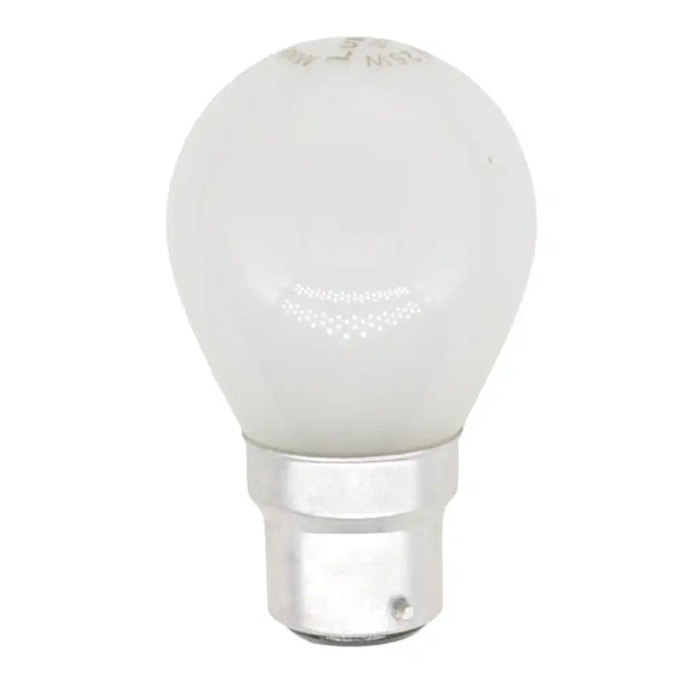 White light bulb on a white background