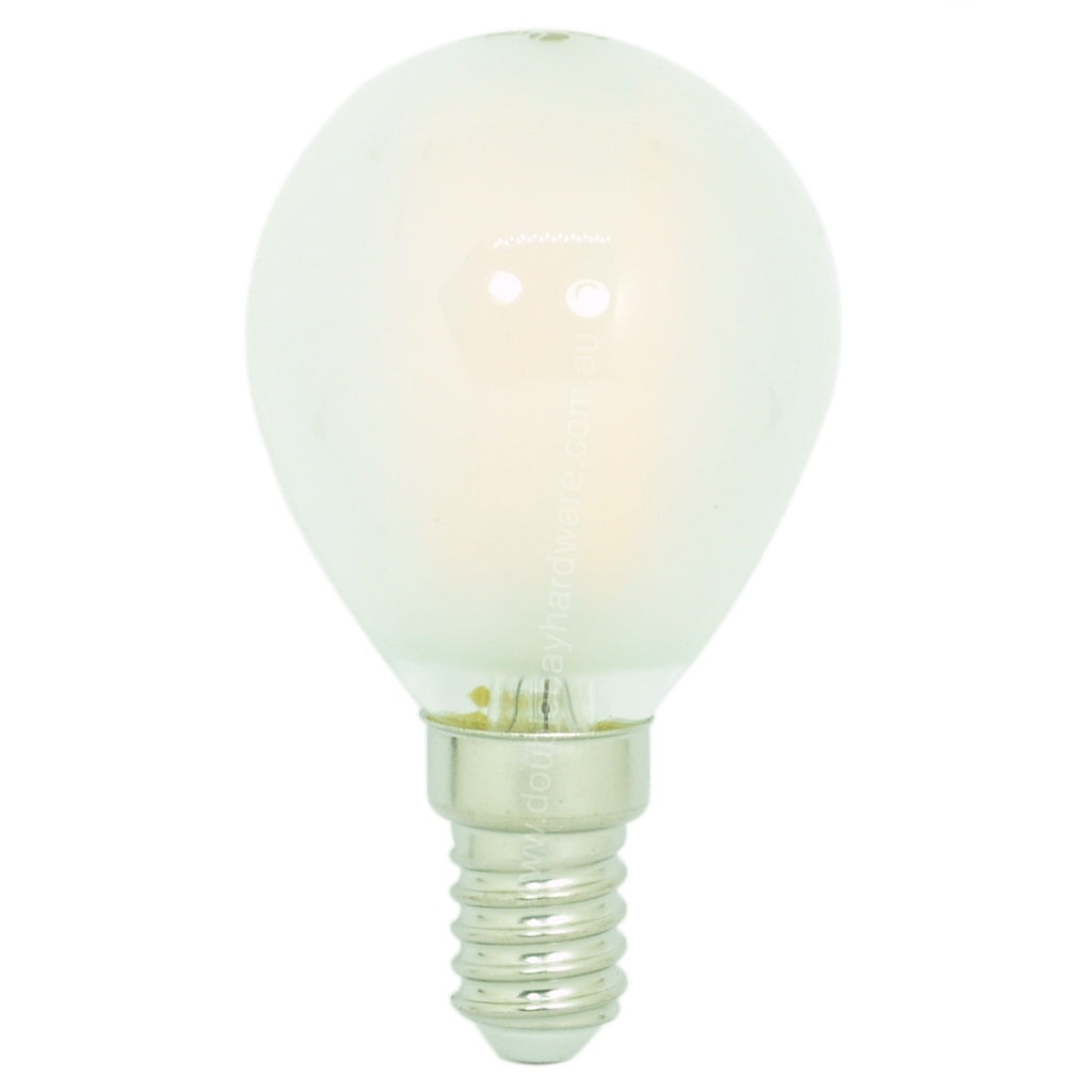 Lusion Fancy Round LED Light Bulb E14 240V 4W W/W Pearl 20260