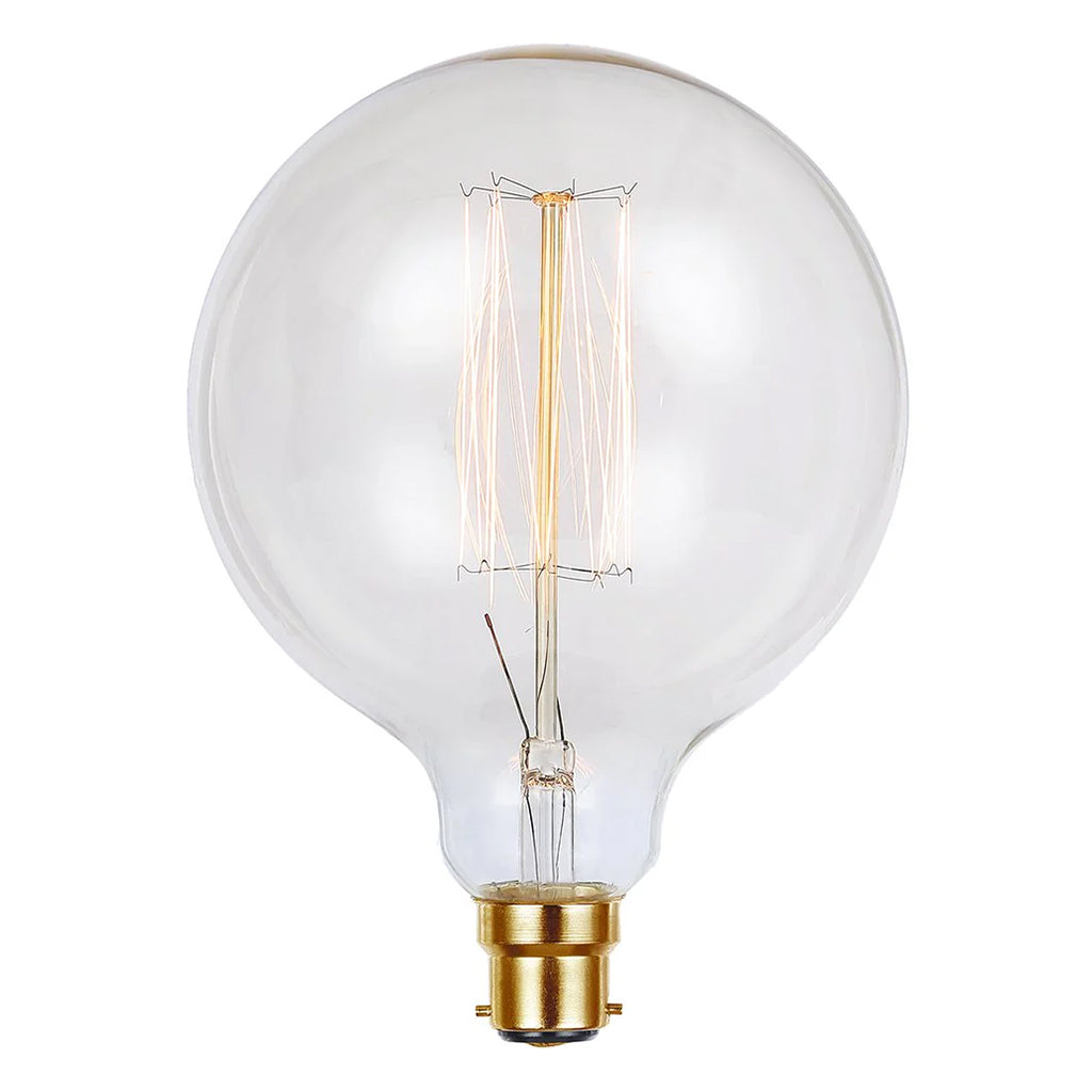 Lusion G125 Vintage Filament Spherical Bulb B22 25W Warm White Dimmable 60006-1