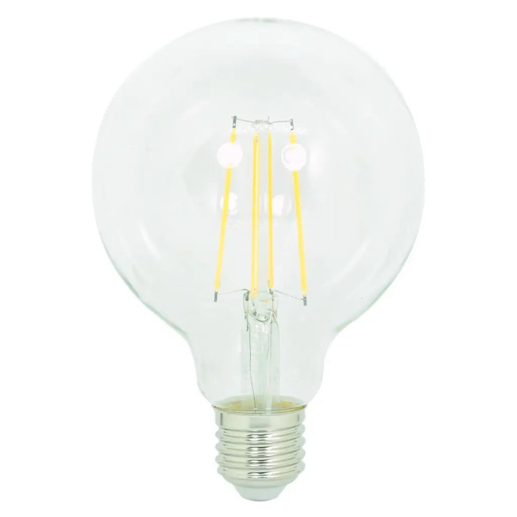 LUSION G95 Filament Spherical LED Bulb E27 240V 8W Warm White 2700K ...