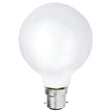 White light bulb on a white background