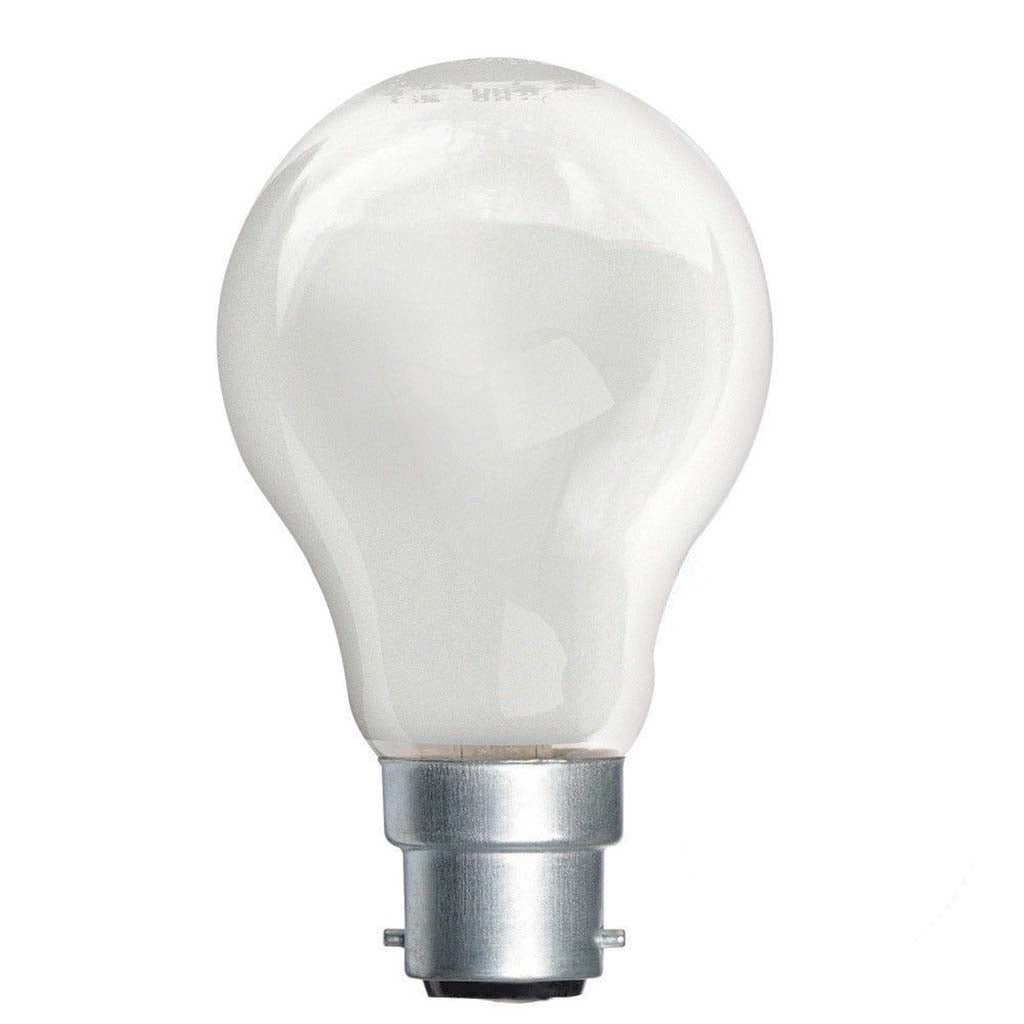 Lusion GLS Halogen Light Bulb B22 240V 70W Pearl 30027