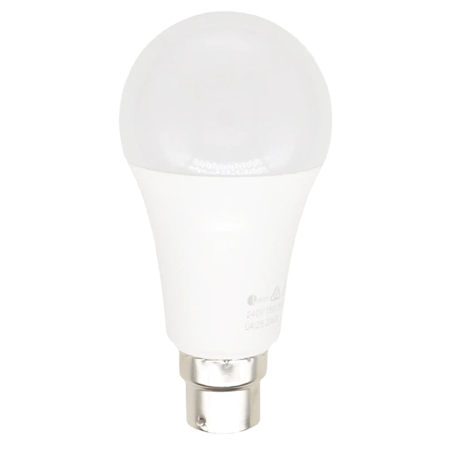 Lusion GLS LED Light Bulb B22 240V 15W W/W Opal 20431