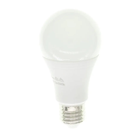 white light bulb on a white background