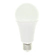 White LED light bulb on a white background