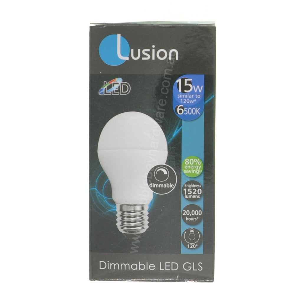 Lusion GLS LED Light Bulb E27 240V 15W C/DL 20434