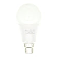 Clear light bulb on a white background