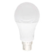 White LED light bulb on a white background