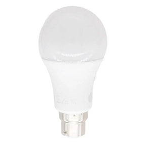 White LED light bulb on a white background