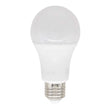 White LED light bulb on a white background