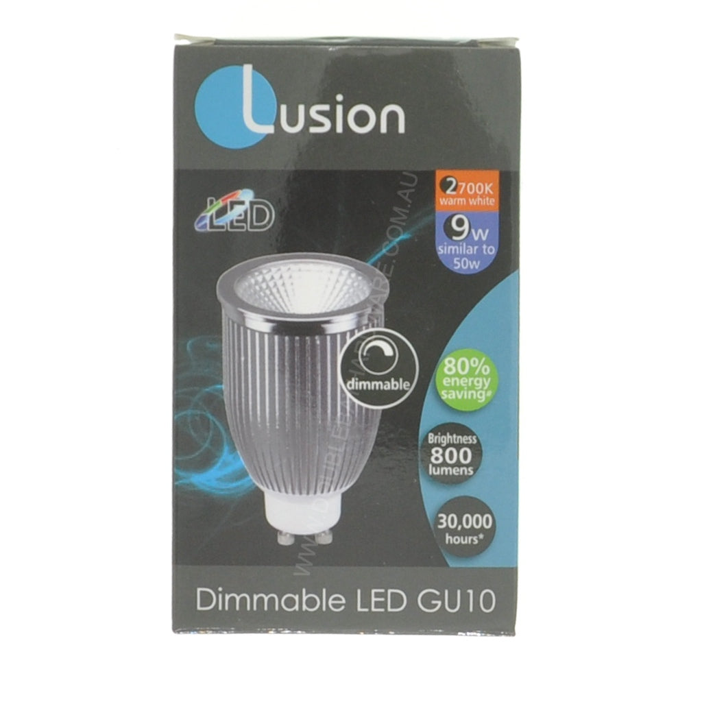 Lusion MR20 LED Light Bulb GU10 240V 9W W/W 20115
