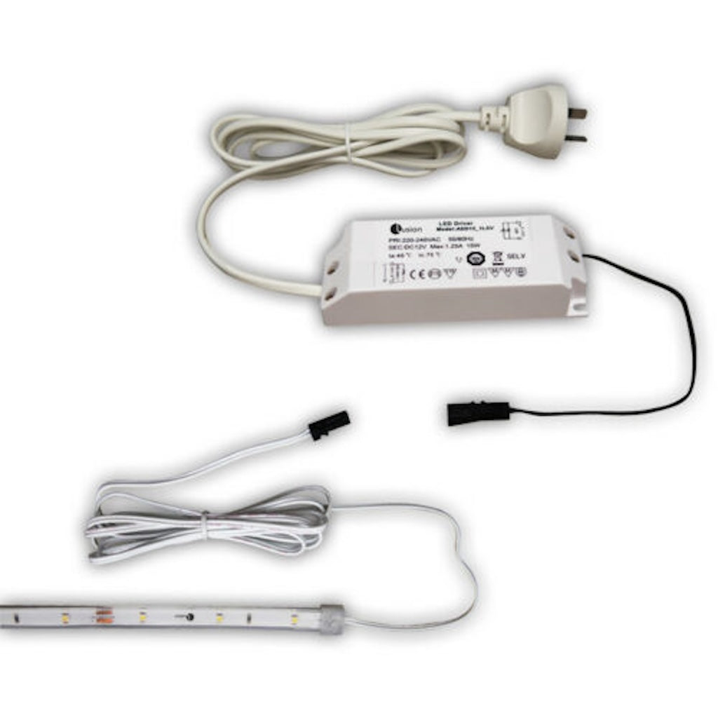 Lusion LED Flexible Strip Light Kit 9W Warm White 5 Meters IP67 59001