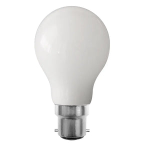 White light bulb on a white background