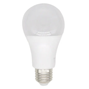 White light bulb on a white background