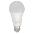 White LED light bulb on a white background