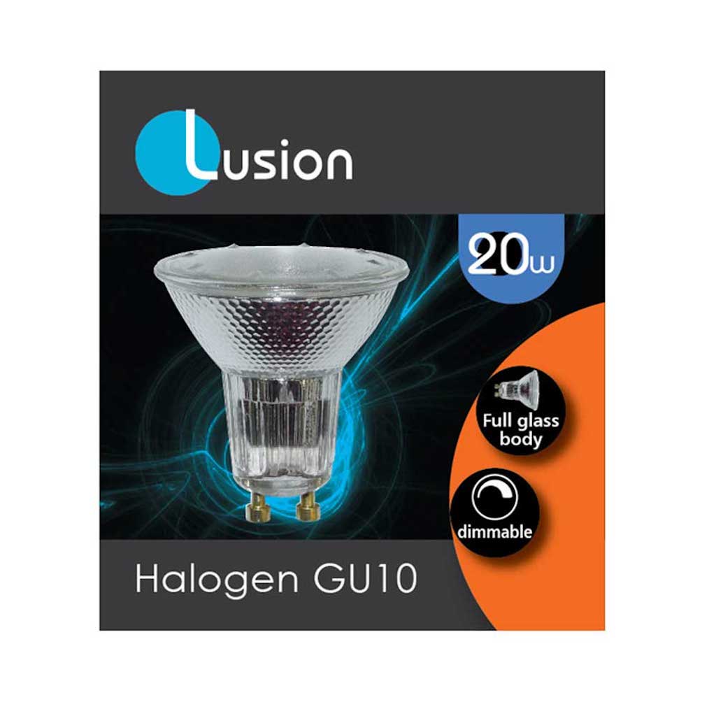 Lusion MR20 Halogen Light Bulb GU10 240V 20W 38° 30012