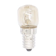 Small light bulb on a white background