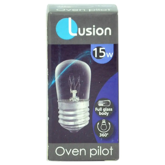 Lusion oven pilot light bulb packaging on a white background