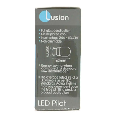 Lusion LED Pilot packaging on a white background
