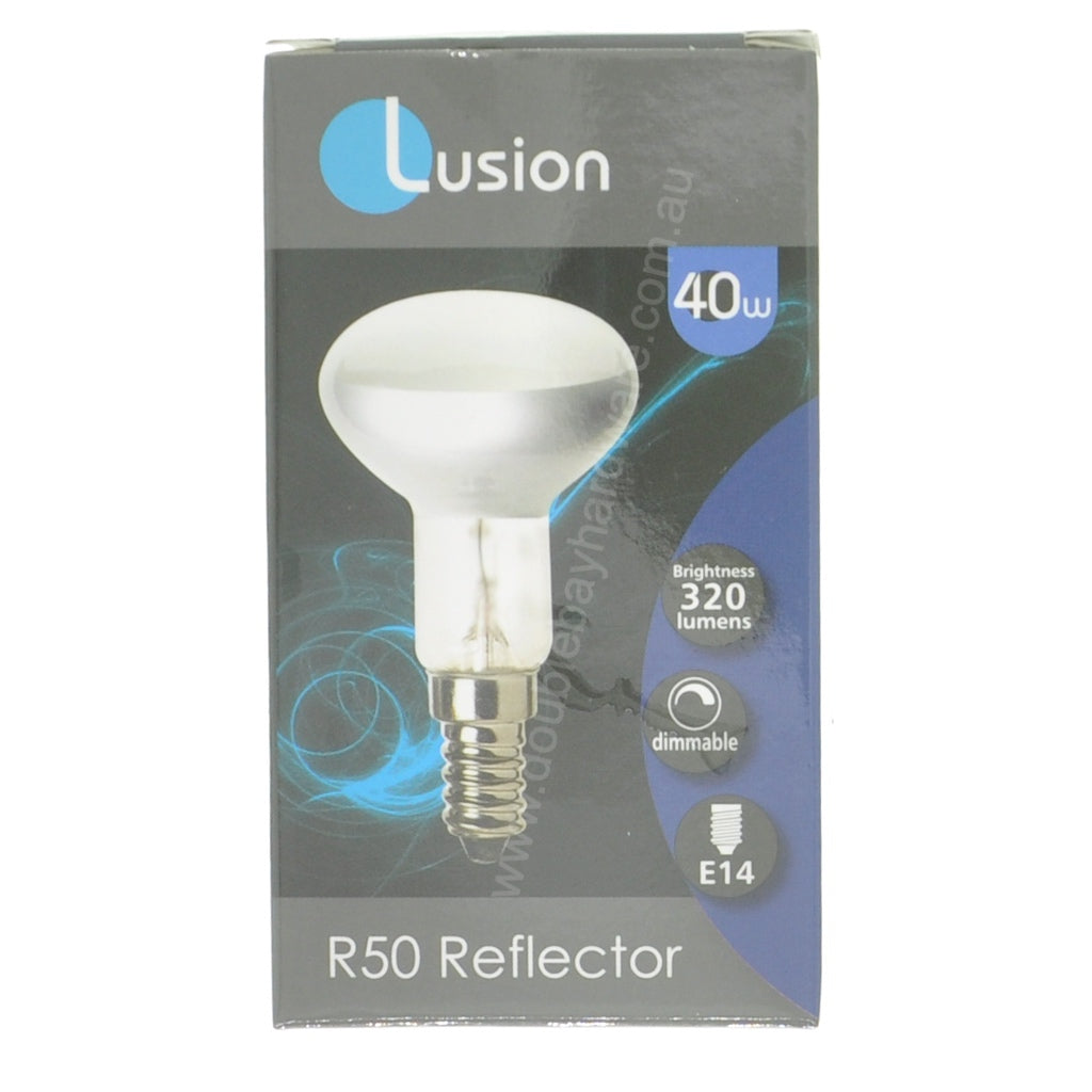 Lusion R50 Reflector Incandescent Light Bulb E14 240V 40W 30707