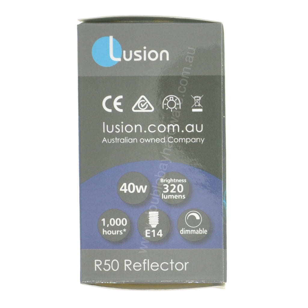 Lusion R50 Reflector Incandescent Light Bulb E14 240V 40W 30707