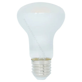 White light bulb on a white background