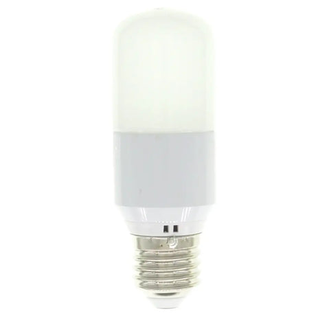 White LED light bulb on a white background