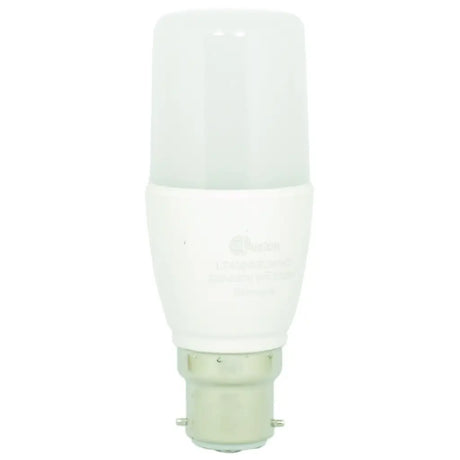 White light bulb on a white background