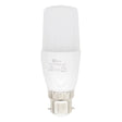 LED light bulb with visible brand logo on a white background