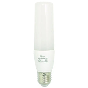White LED light bulb on a white background